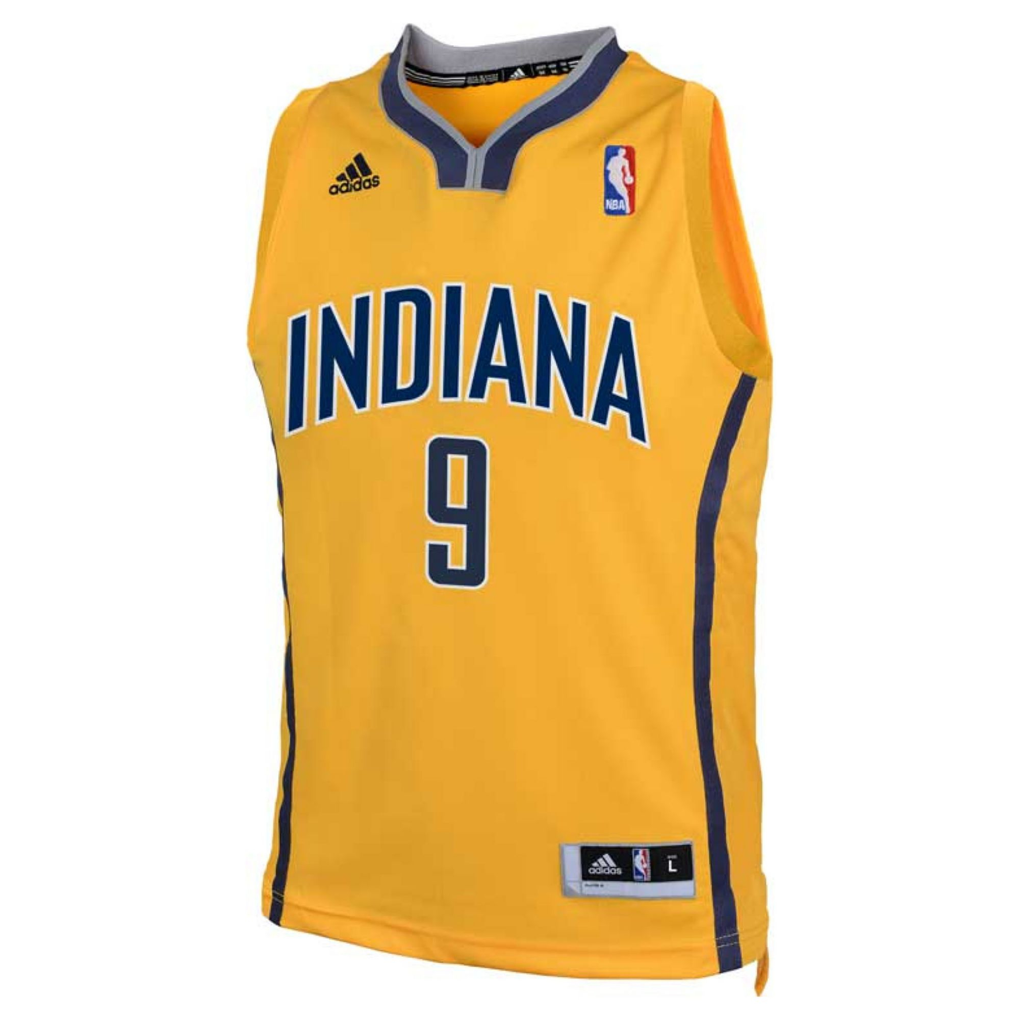 Adidas Kids' Hill Indiana Pacers Revolution 30 Jersey in Yellow
