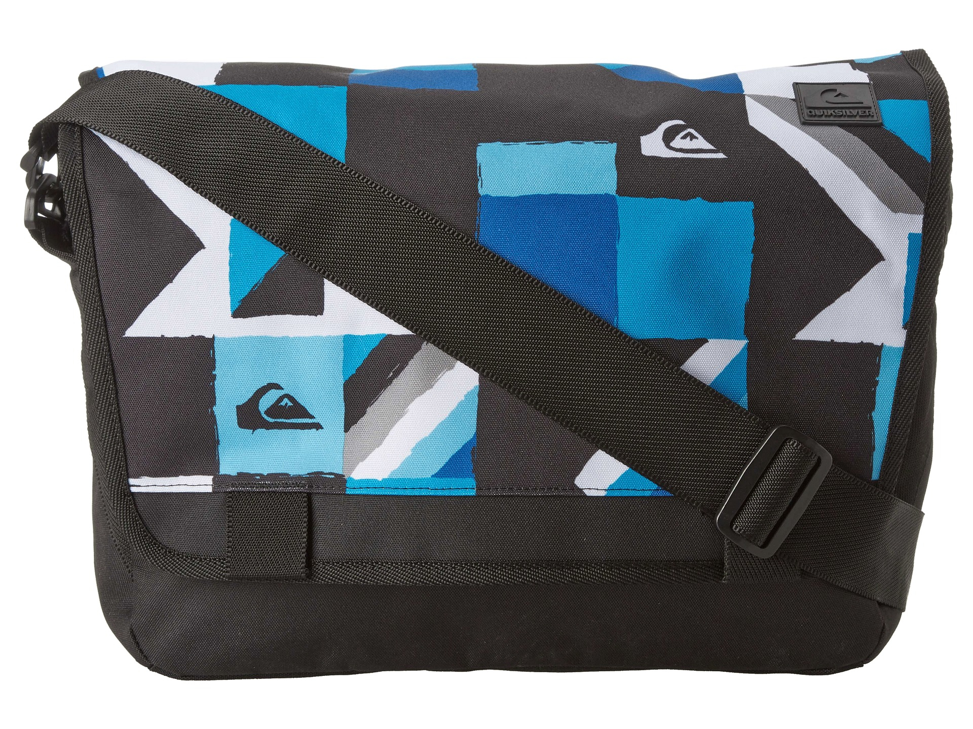 Quiksilver Tocador Messenger Bag in Blue for Men (St Compilation Black