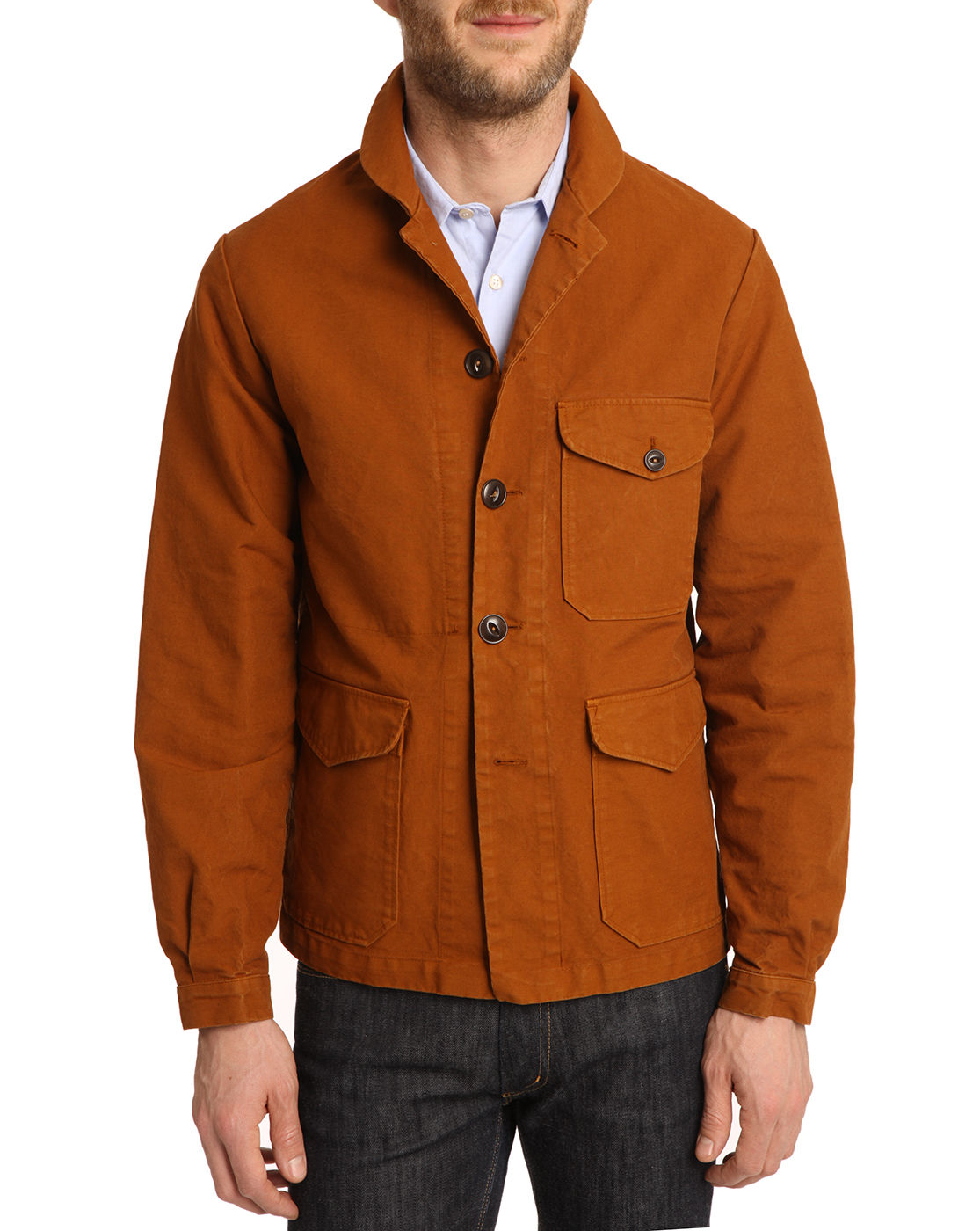 Homecore Roberto Caramel Jacket in Orange for Men (caramel) Lyst