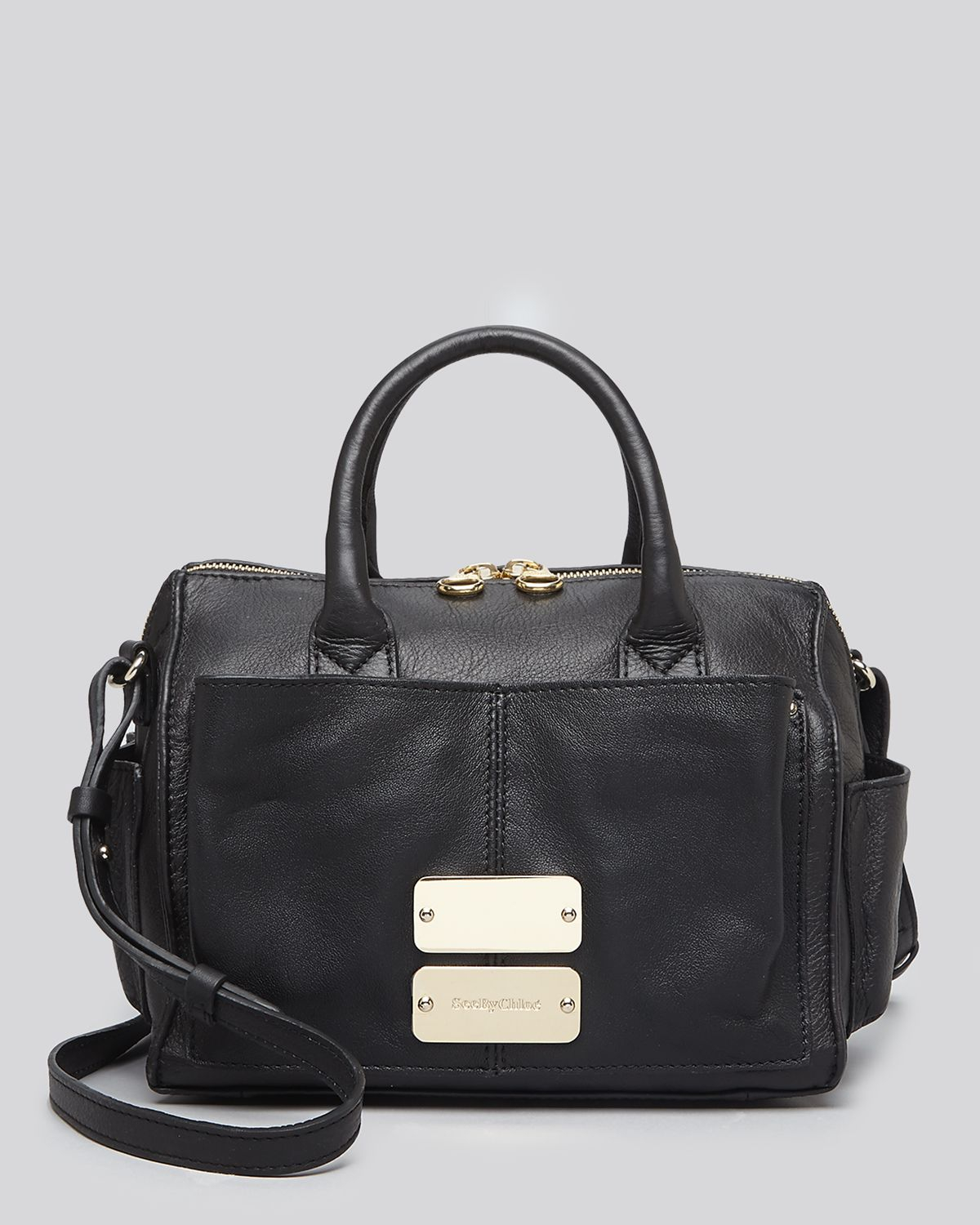 see by chloe black shoulder bag