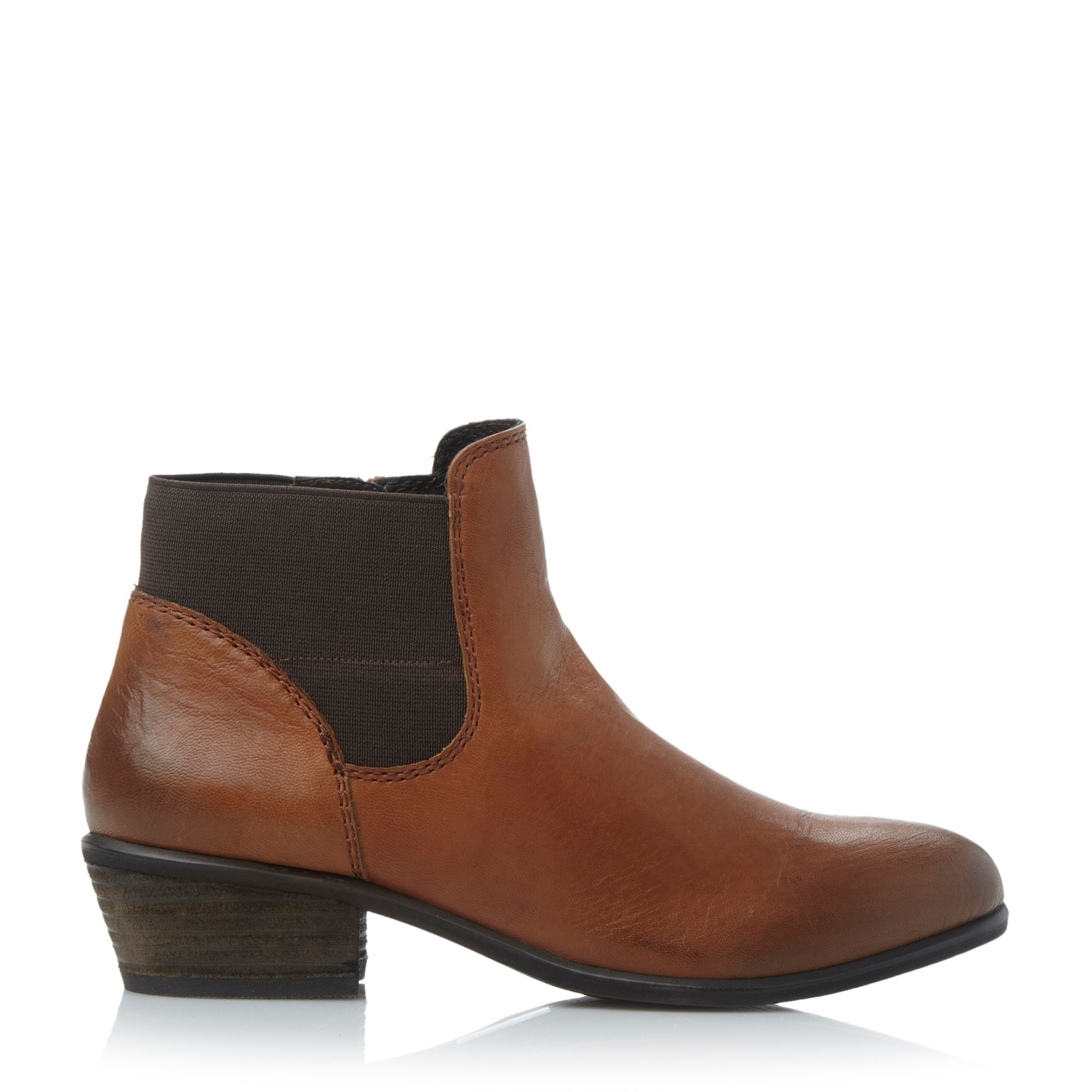 Steve Madden Rosamare Elastic Detail Ankle Boots in Brown (Tan) | Lyst