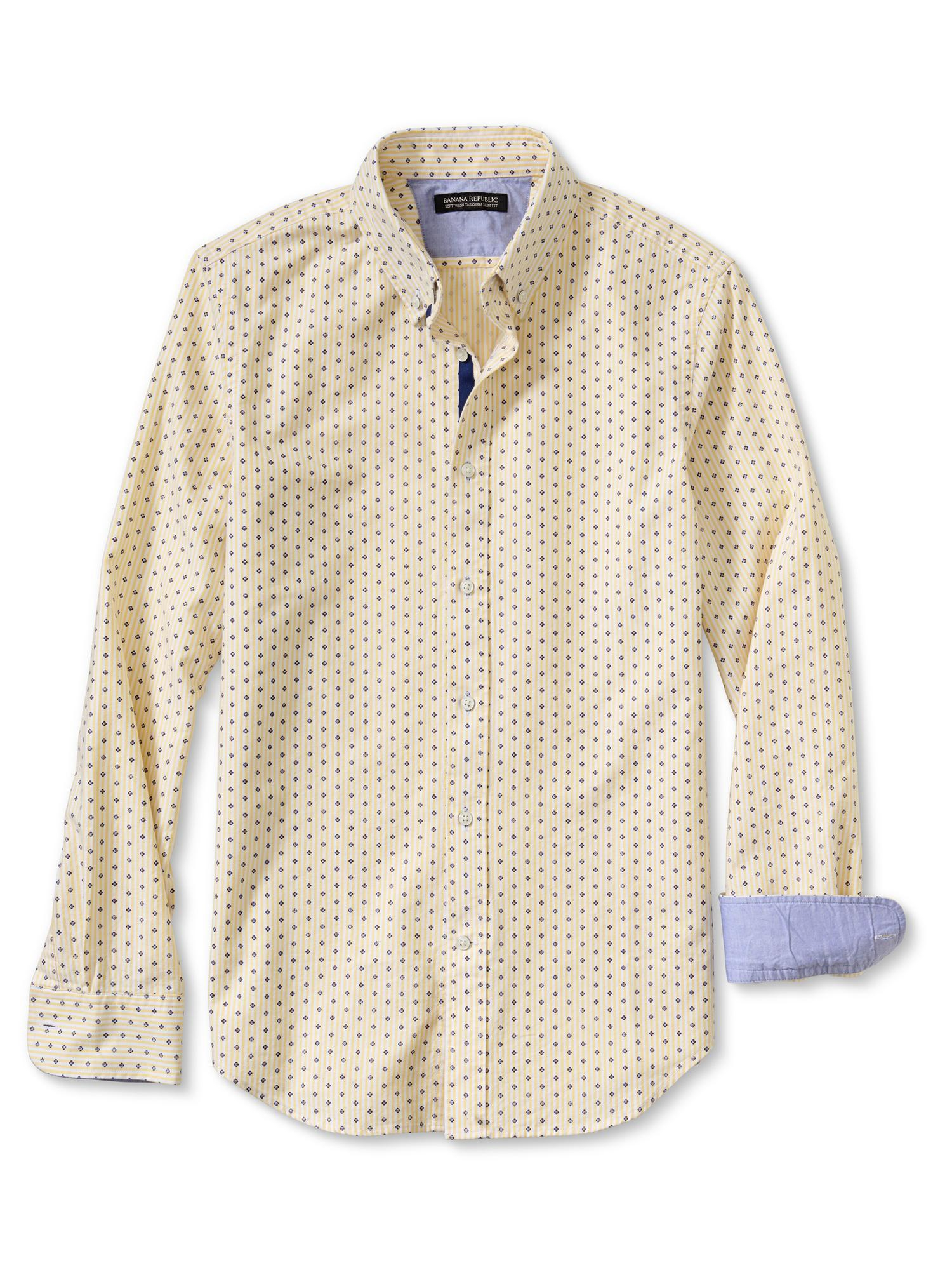 banana republic soft wash button down