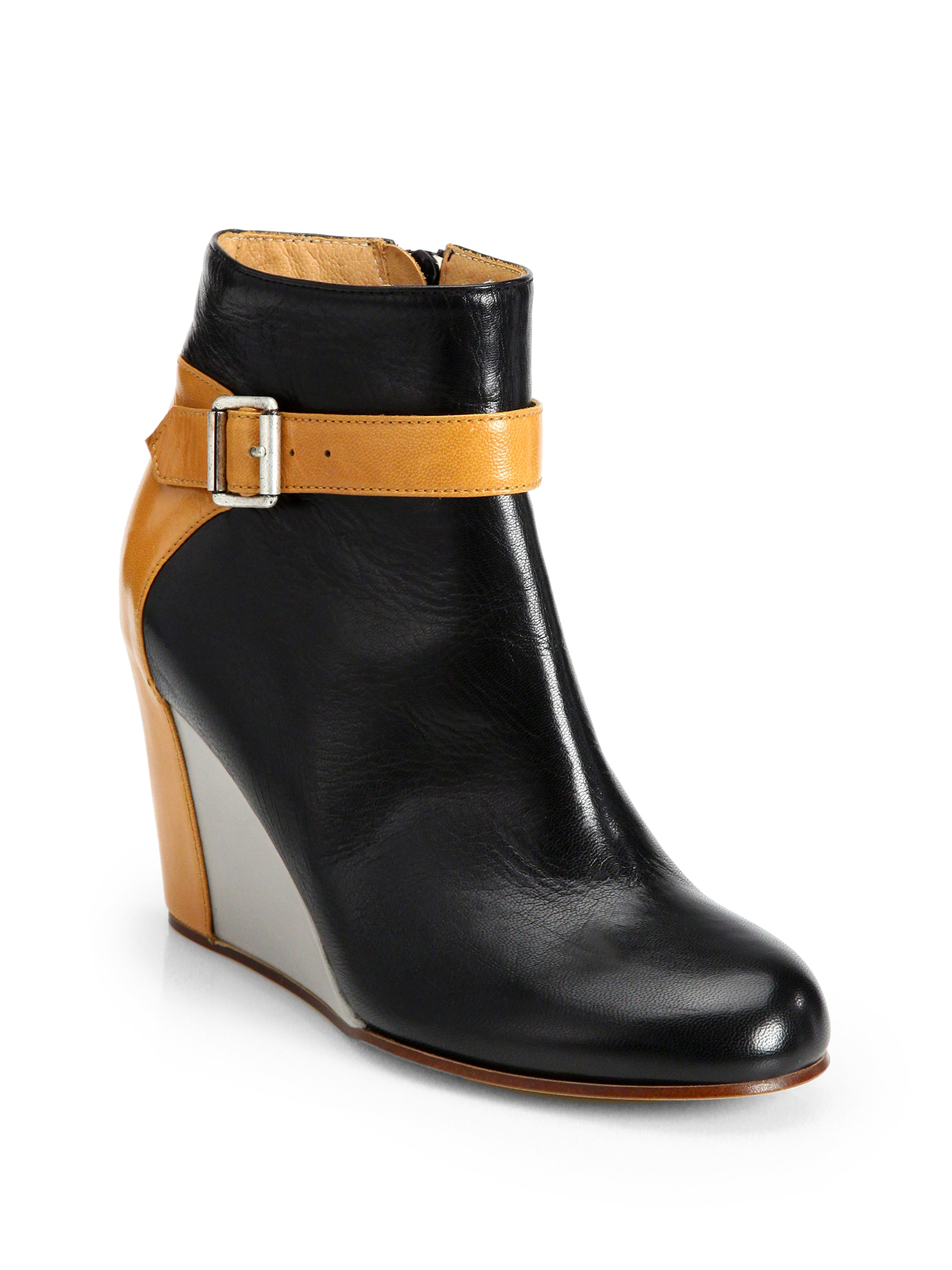 colorblocked boots