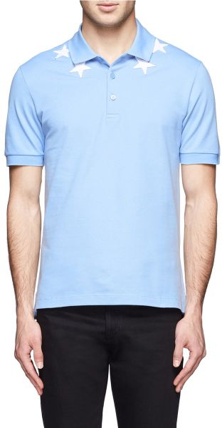 givenchy blue polo shirt