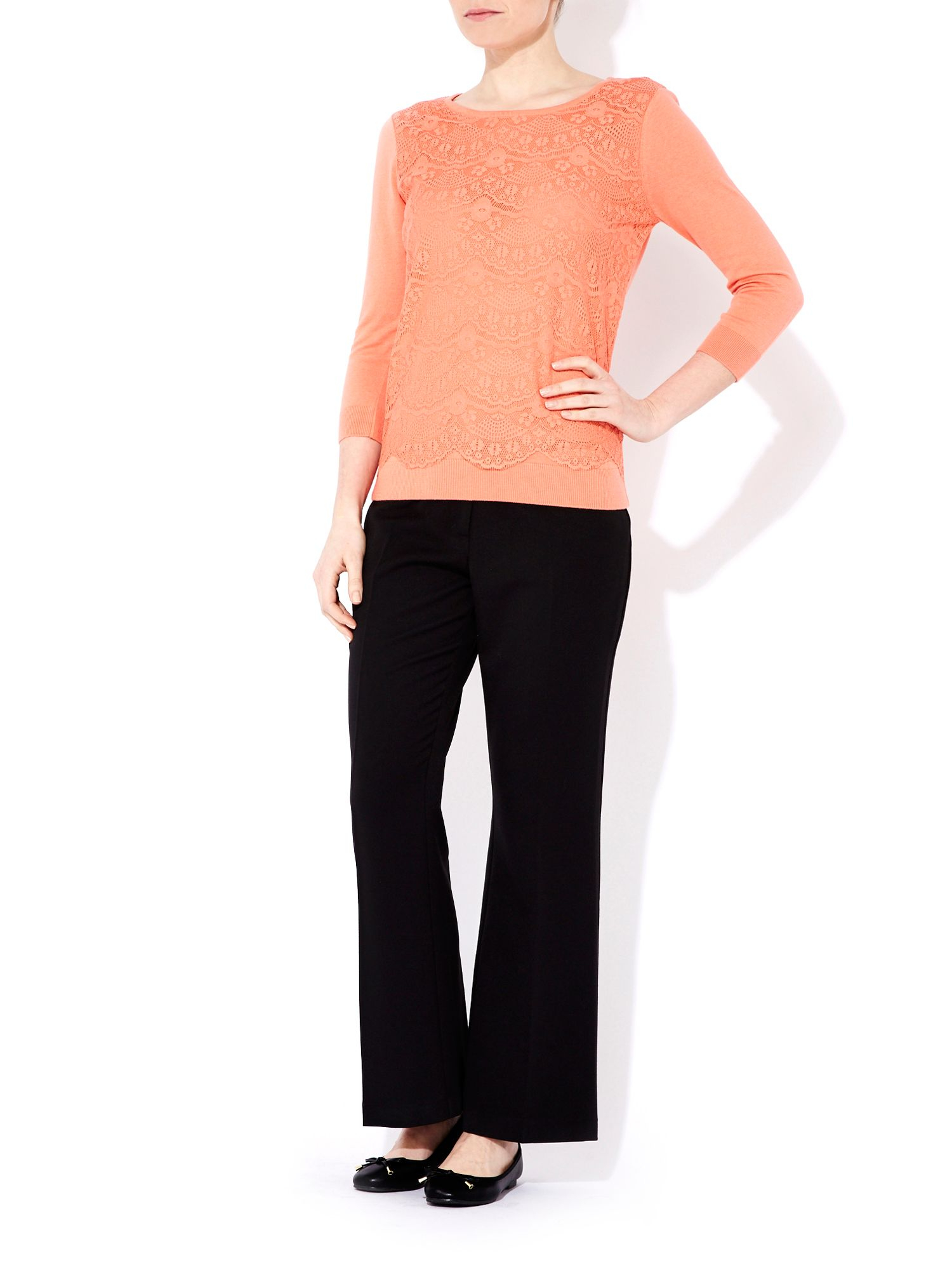 Wallis Black Petite Bootcut Trouser in Black Lyst