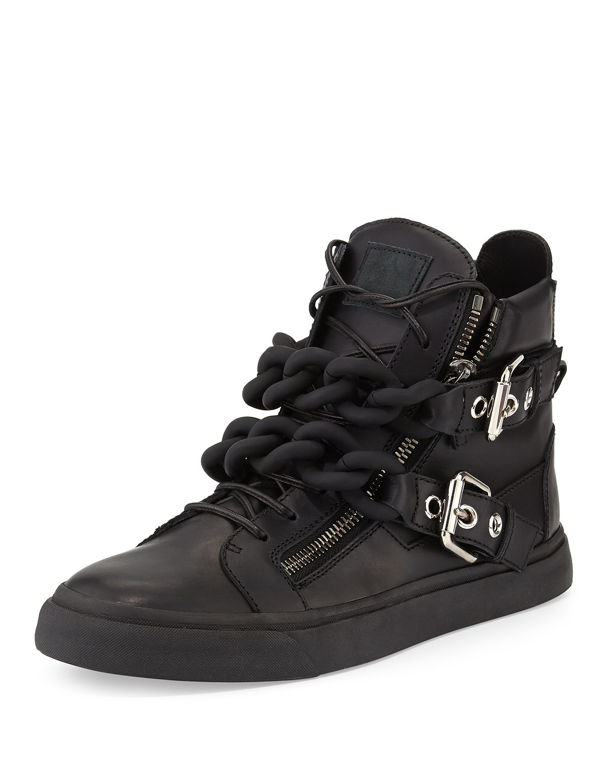 black high top giuseppes