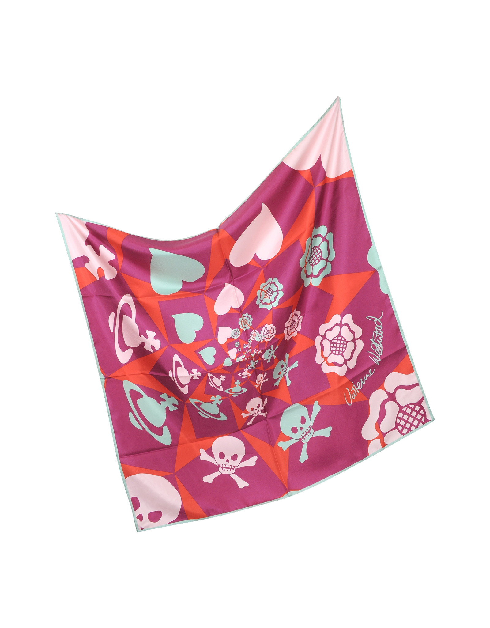 green vivienne westwood scarf