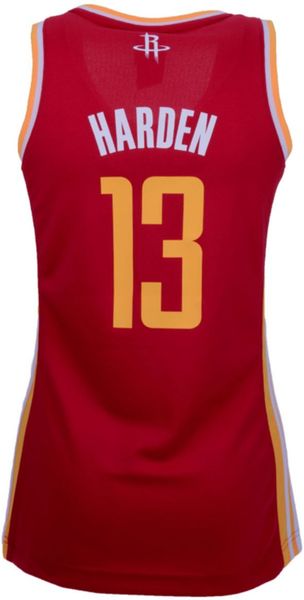 Adidas Womens Houston Rockets James Harden Replica Jersey ...