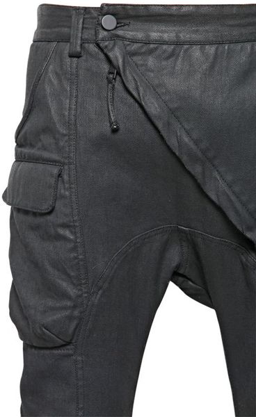 waxed cargo pants