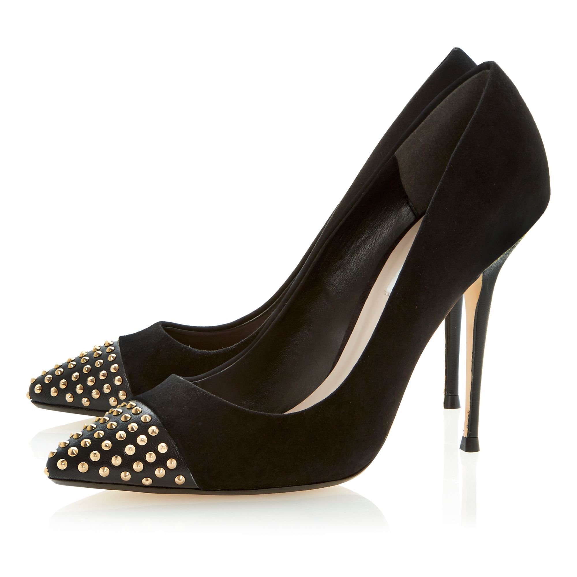 dune flat studded shoes