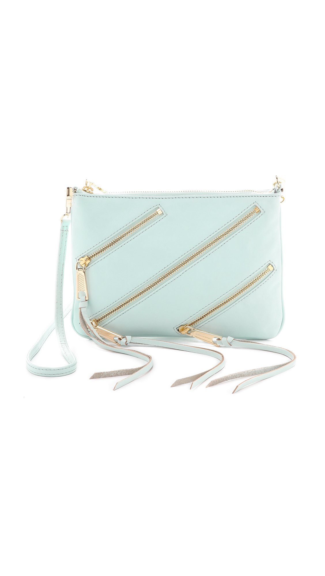 rebecca minkoff mini 5 zip crossbody