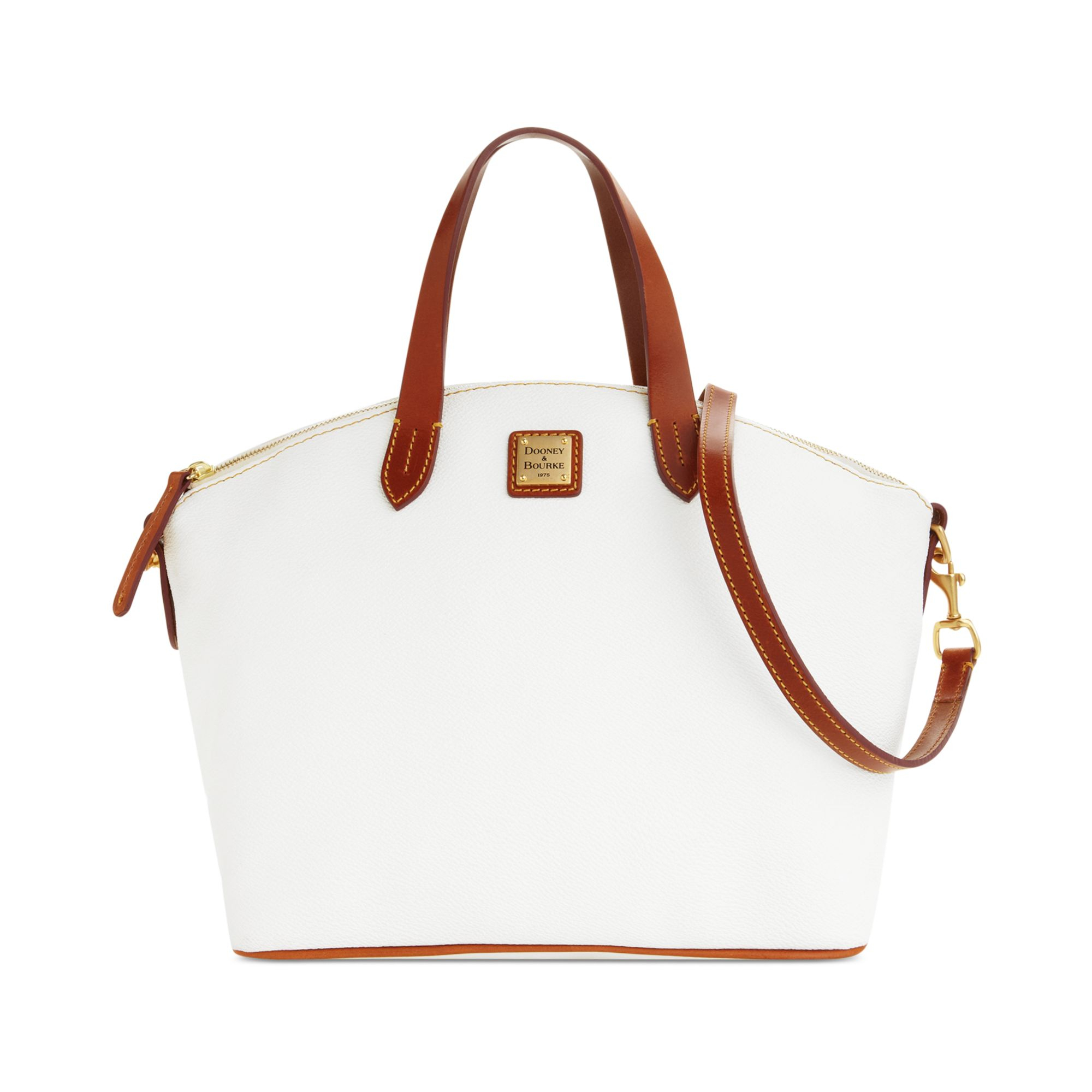 Dooney & Bourke Eva Collection Satchel in White Lyst