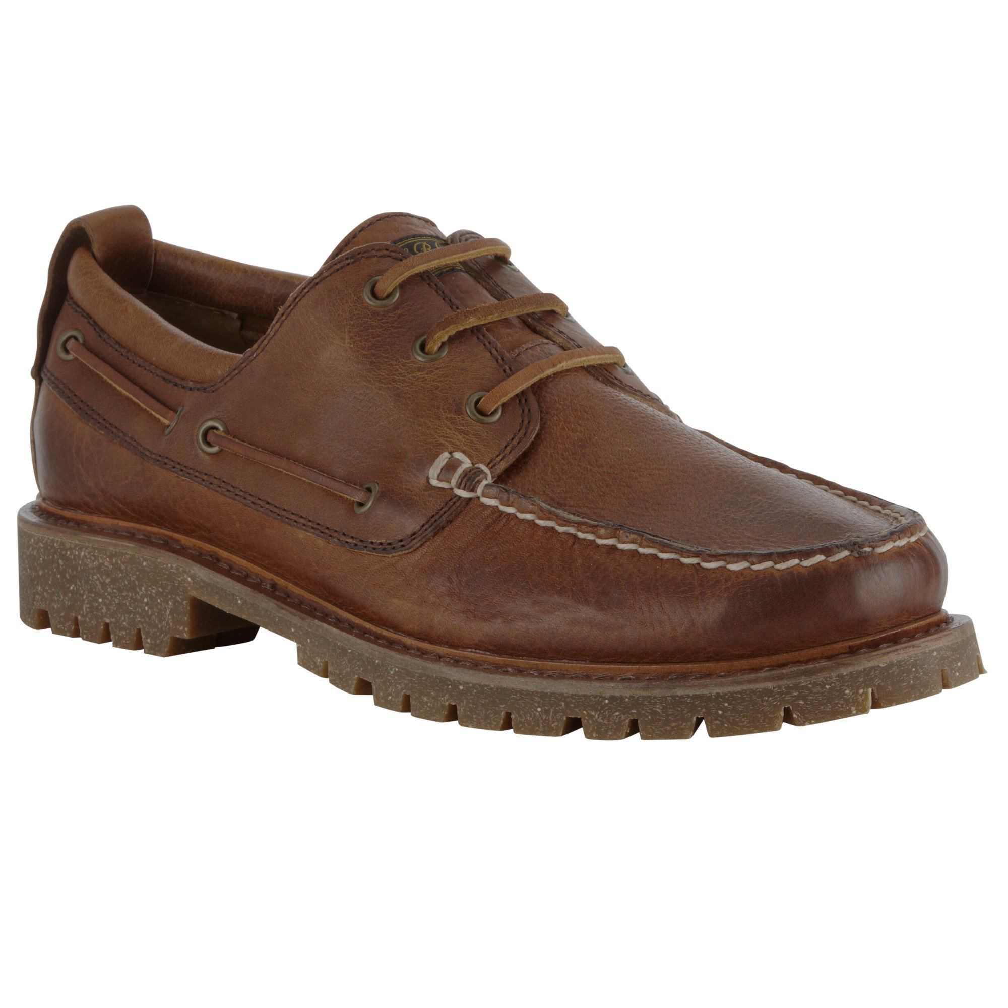 Polo Ralph Lauren Regan Leather Deck Shoe in Brown for Men (Mahogany 