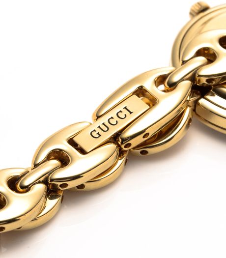 Gucci Interchangeable Bezel Watch in Gold | Lyst