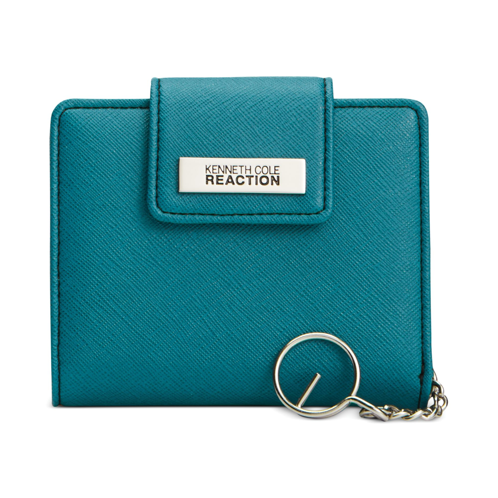 Cole Reaction Must Haves Tab Key Ring Wallet in Blue (Lake) Lyst