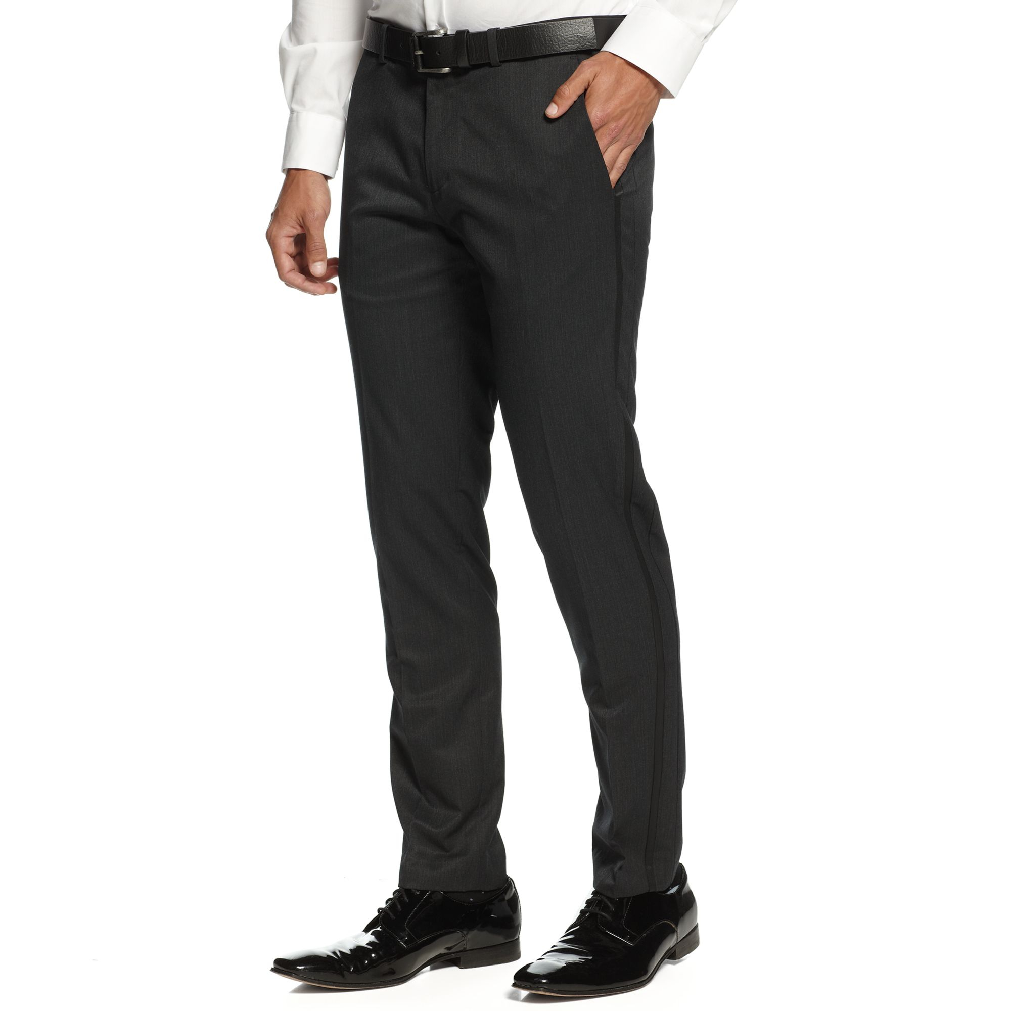 calvin klein tuxedo pants