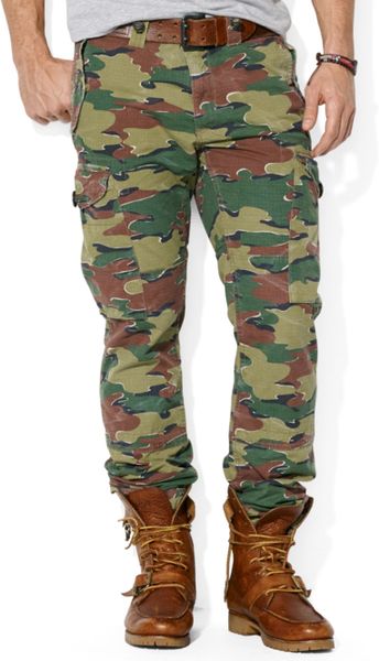 Ralph Lauren Polo Straight Fit Canadian Camo-print Ripstop Cargo Pants in Multicolor for Men 