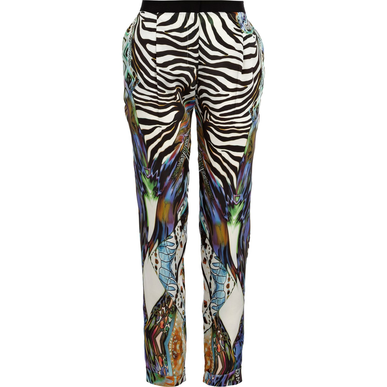 zebra trousers