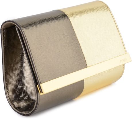 fendi purse with gold chain
