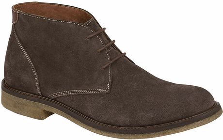 Johnston  Murphy Copeland Suede Chukka Boots in Gray for Men (Dark ...