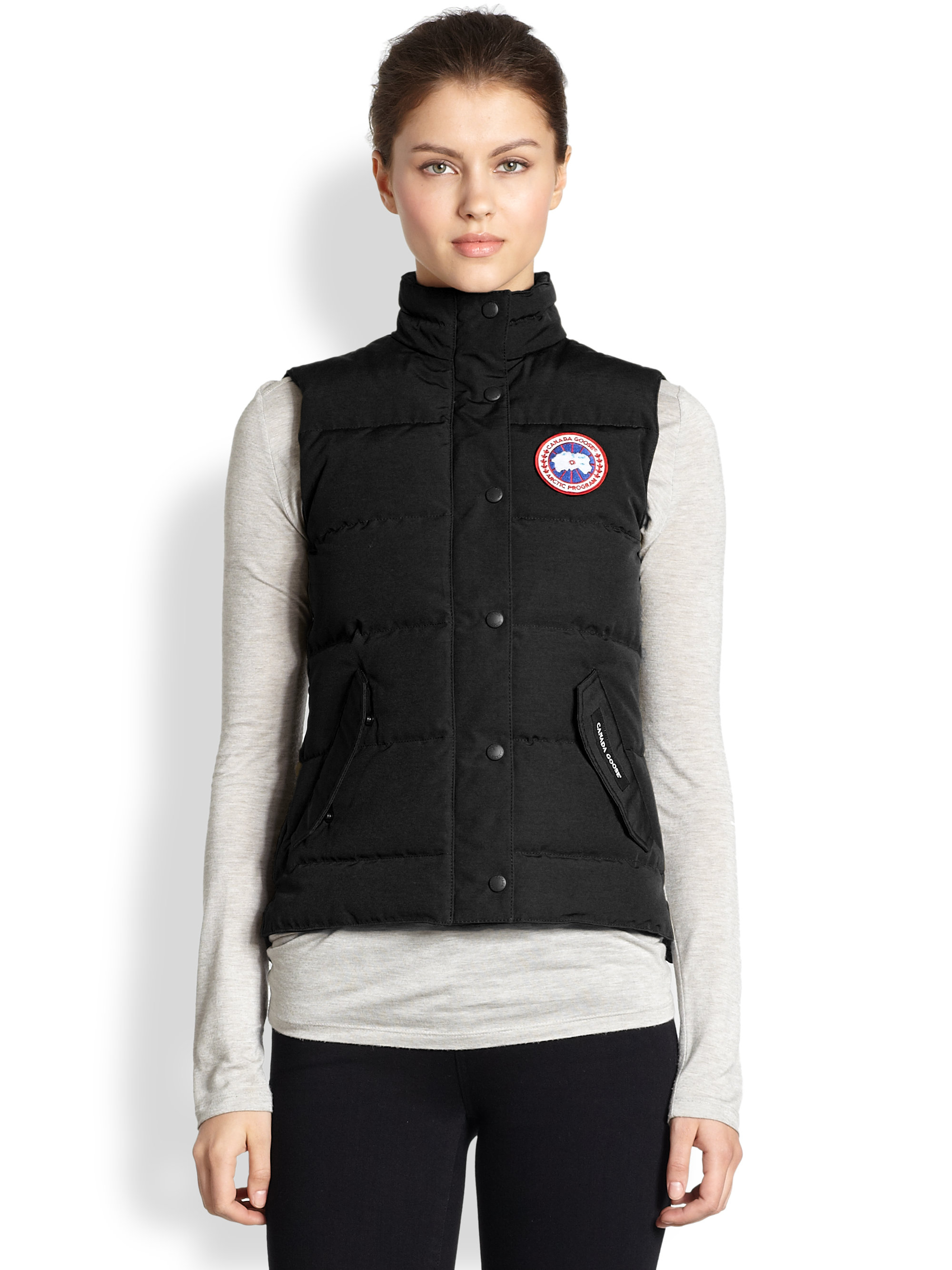 Canada Goose Down Freestyle Vest In Black