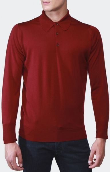 red long john shirt