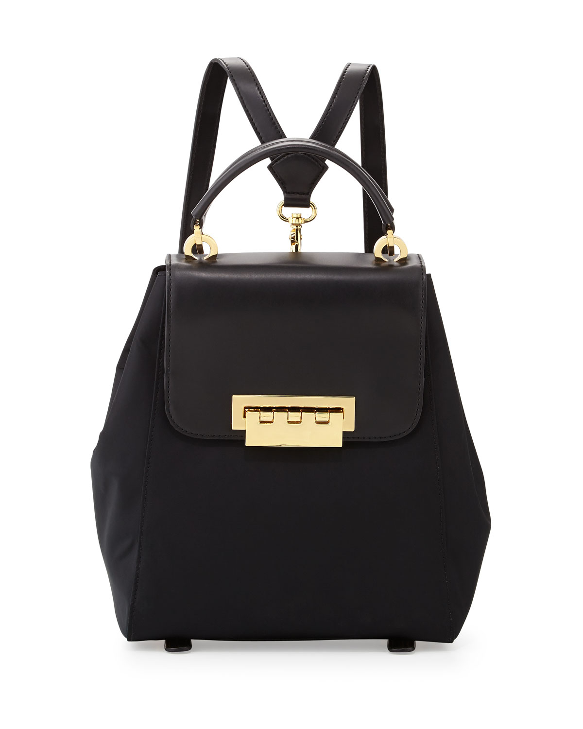 Zac Zac Posen Eartha Nylon Structured Backpack Black in Black Lyst