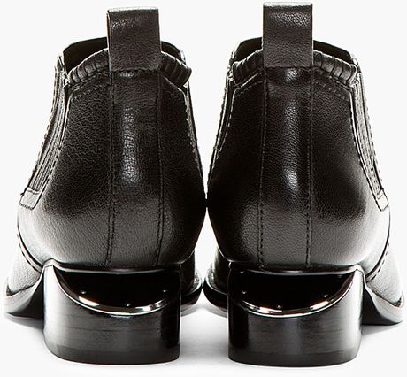 kori leather ankle boots