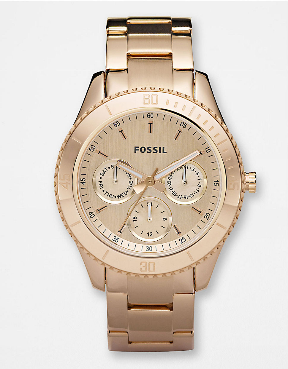 Fossil Stella Rose Gold Ladies Bracelet Watch in Gold (rose) | Lyst