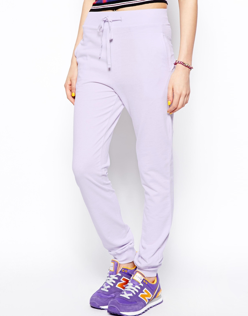 light purple joggers