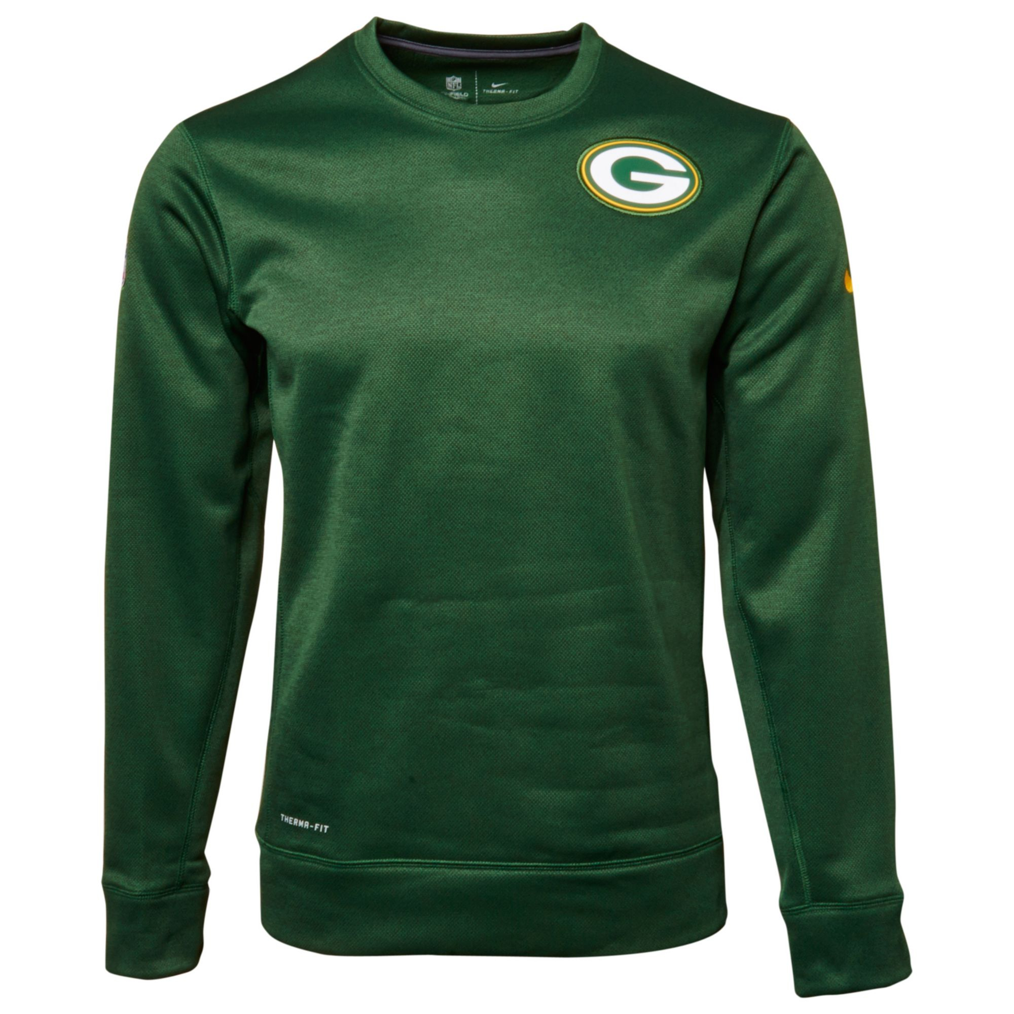 Nike Mens Green Bay Packers Shield Nailhead Sweatshirt in Green for Men
