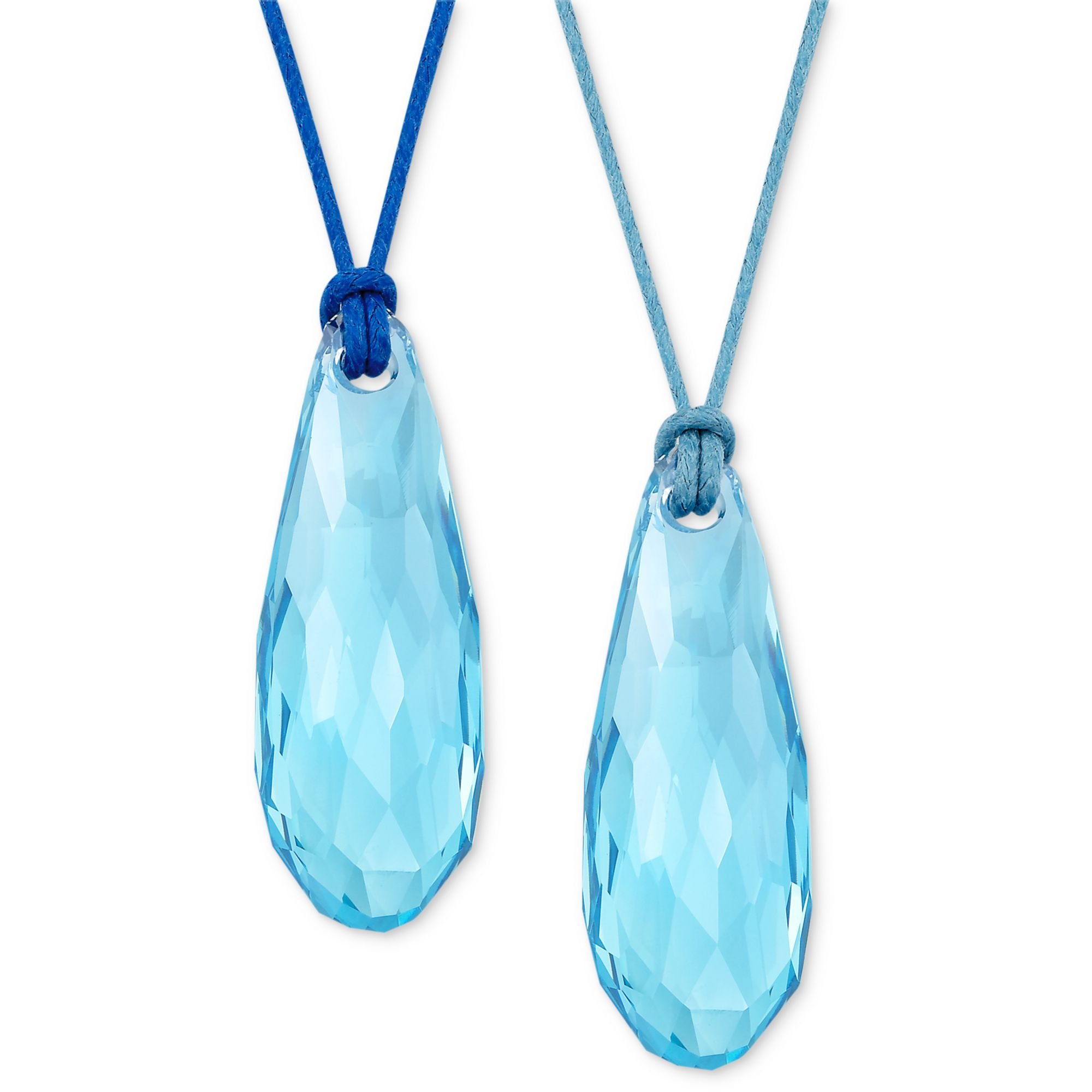 Swarovski Aquamarine Crystal Pendant Necklace In Blue Aquamarine Lyst