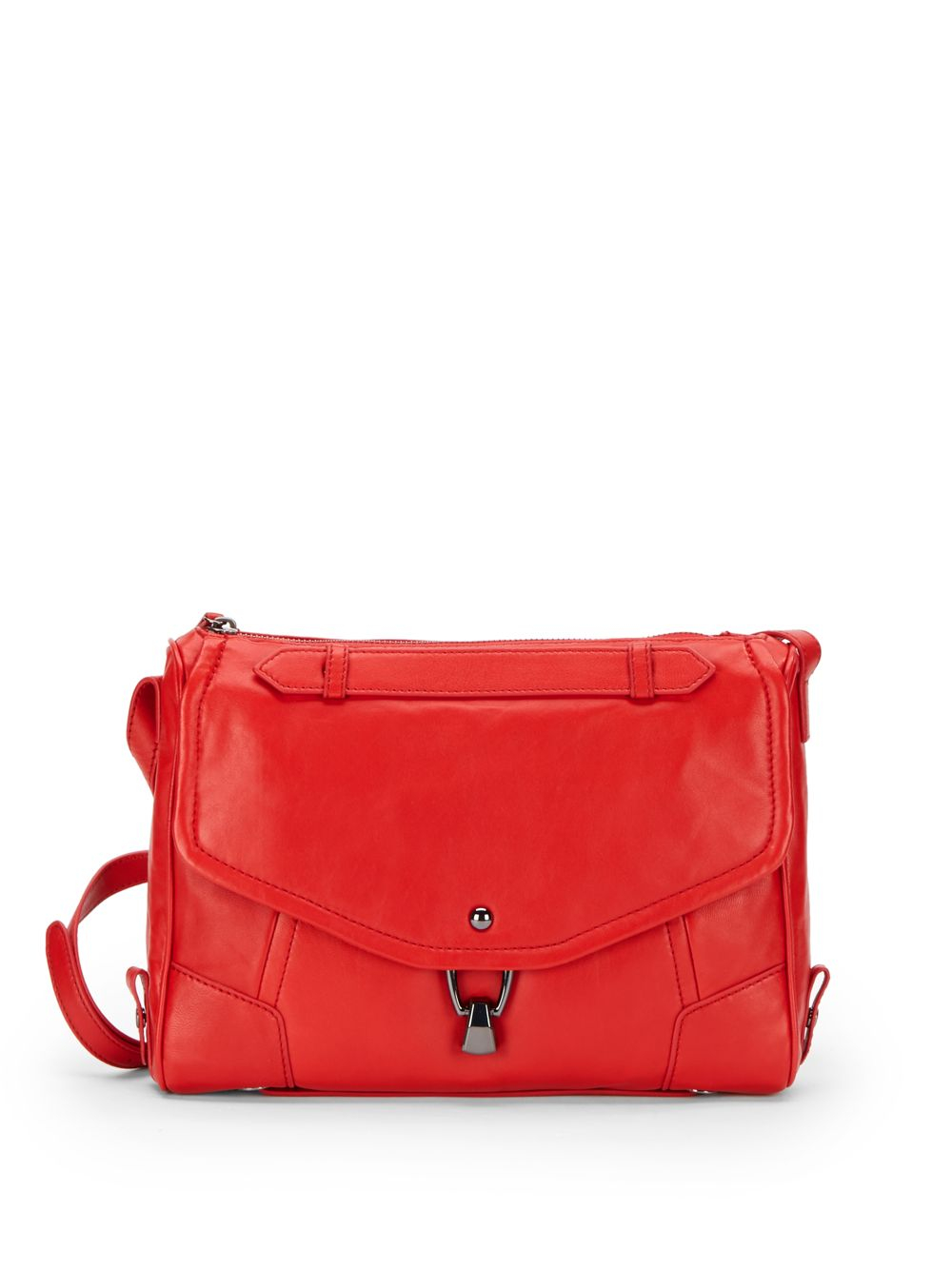 Kooba Alexa Leather Convertible Crossbody Bag in Red | Lyst