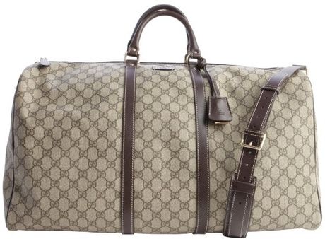 brown gucci duffle bag