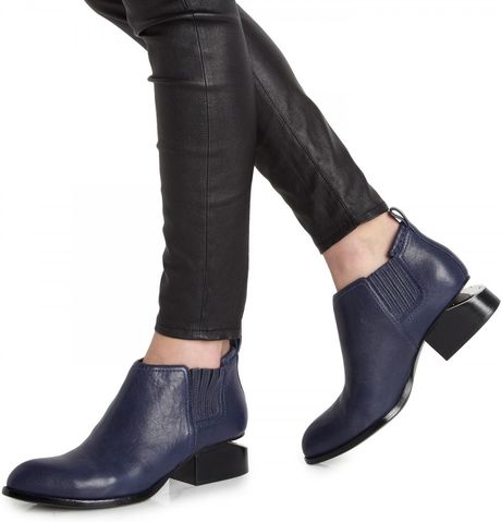 kori leather ankle boots