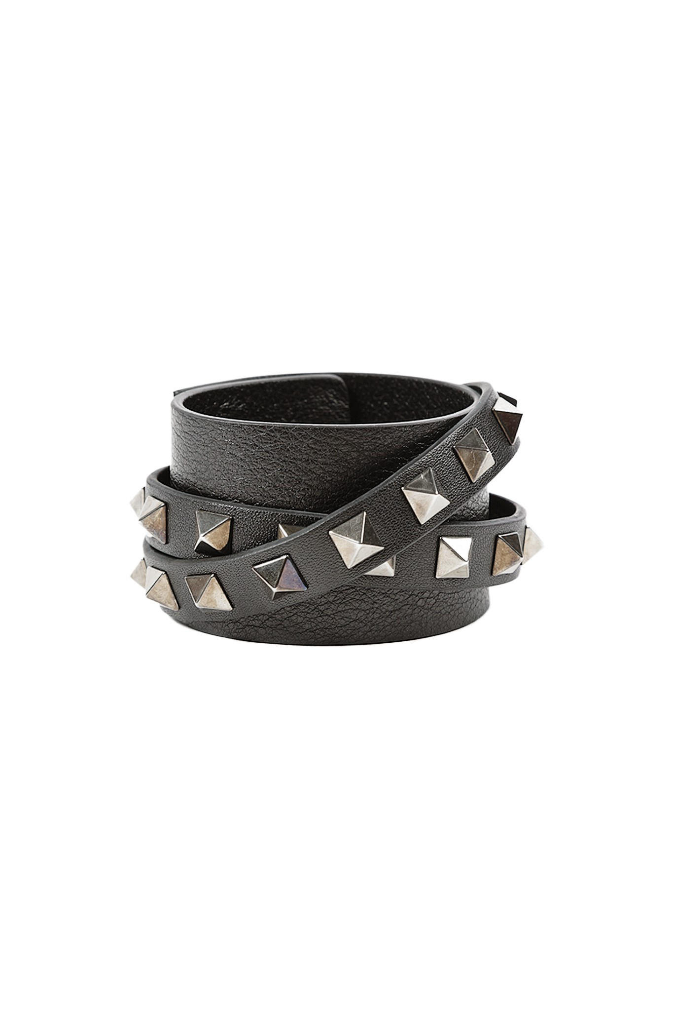 Valentino Multi Strand Rockstud Wrap Bracelet in Gray (multi) Lyst