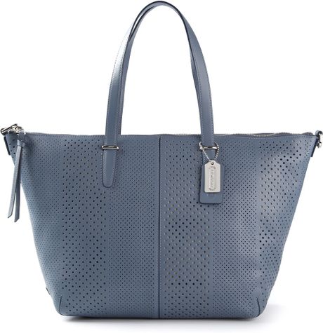 coach tote grey