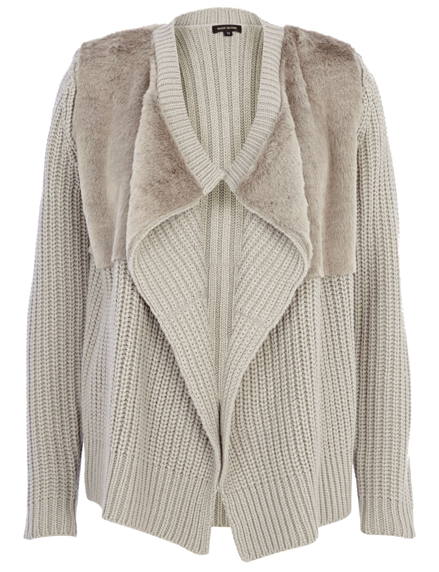 river island colour block cardigan