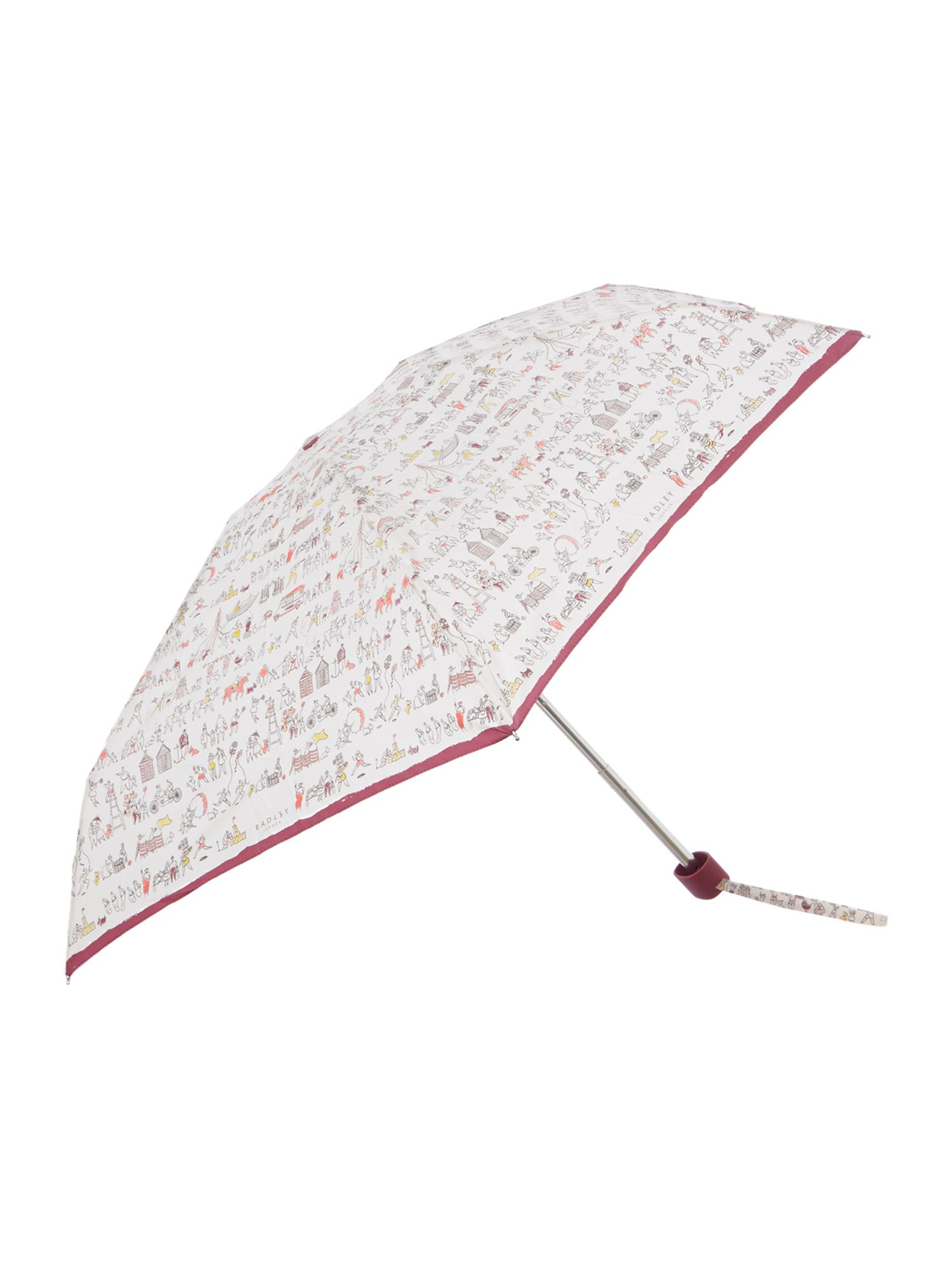 Radley Multi Beside The Seaside Umbrella in Multicolor (MultiColoured