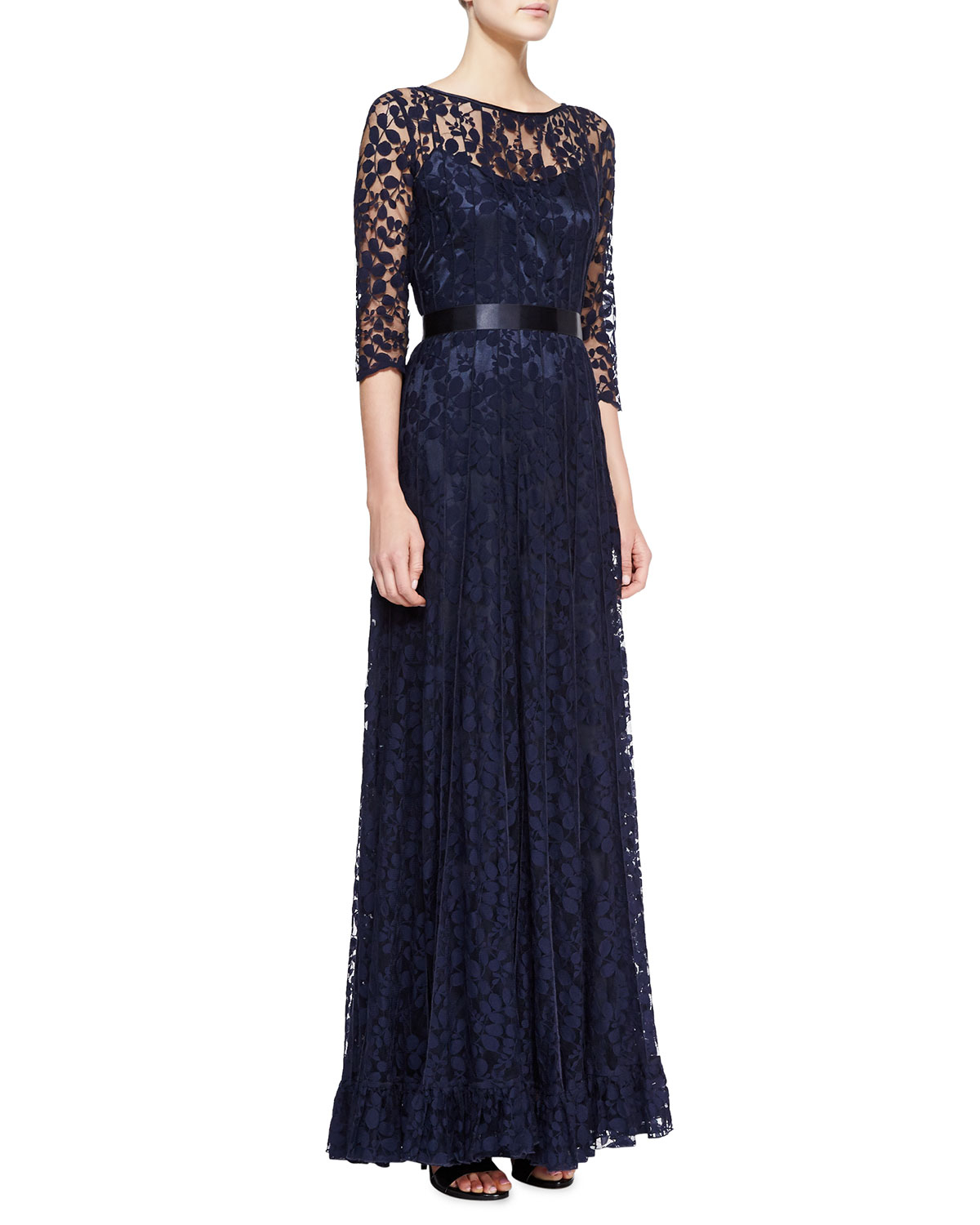 teri jon blue gown