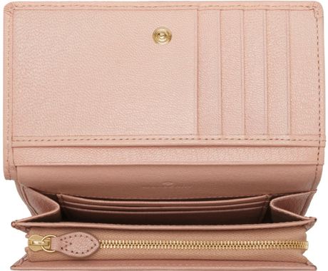 Mulberry Bow French Purse In Pink 