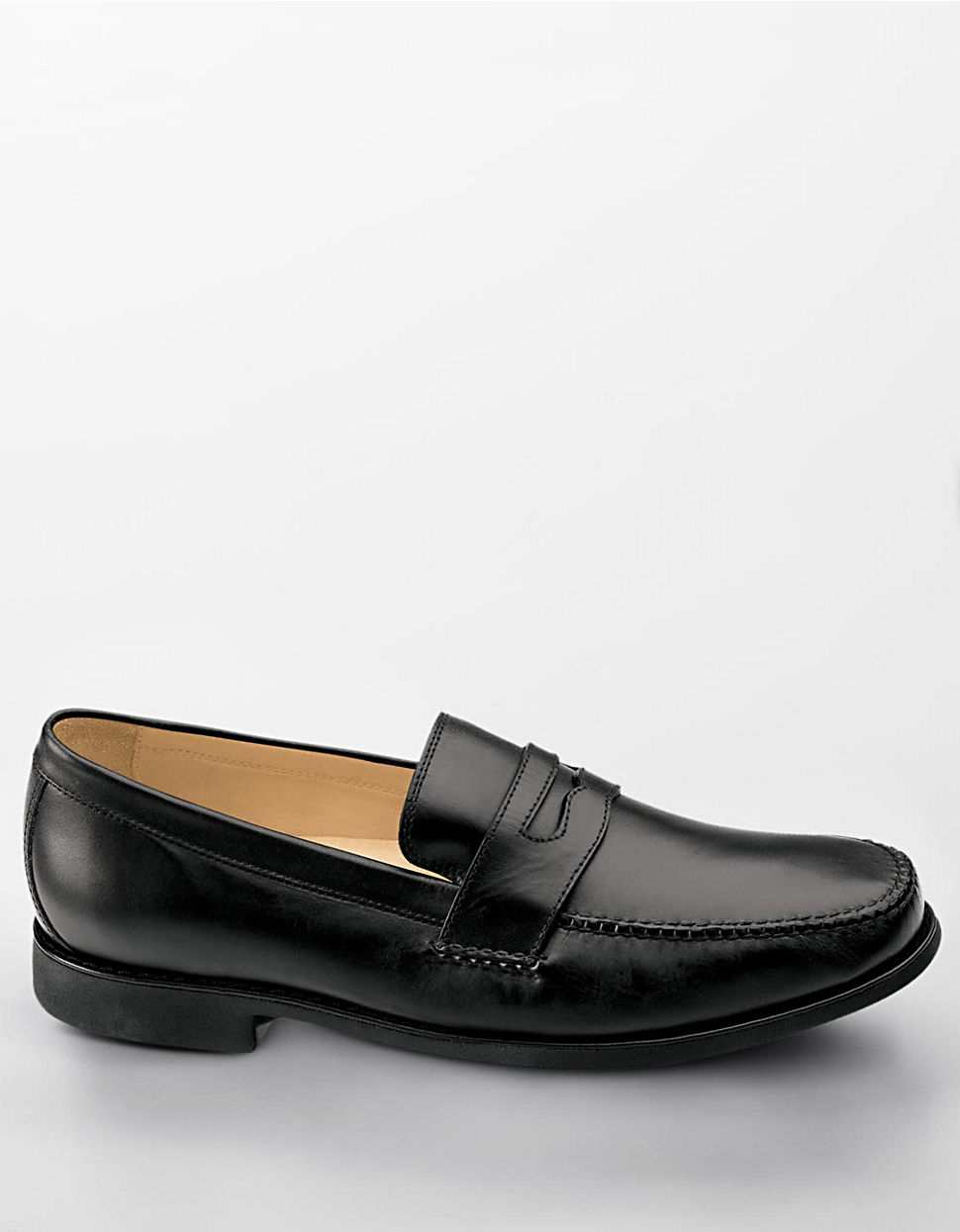 Johnston  Murphy Ainsworth Casual Leather Penny Loafers in Black for ...