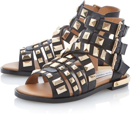 steve madden buckle flats