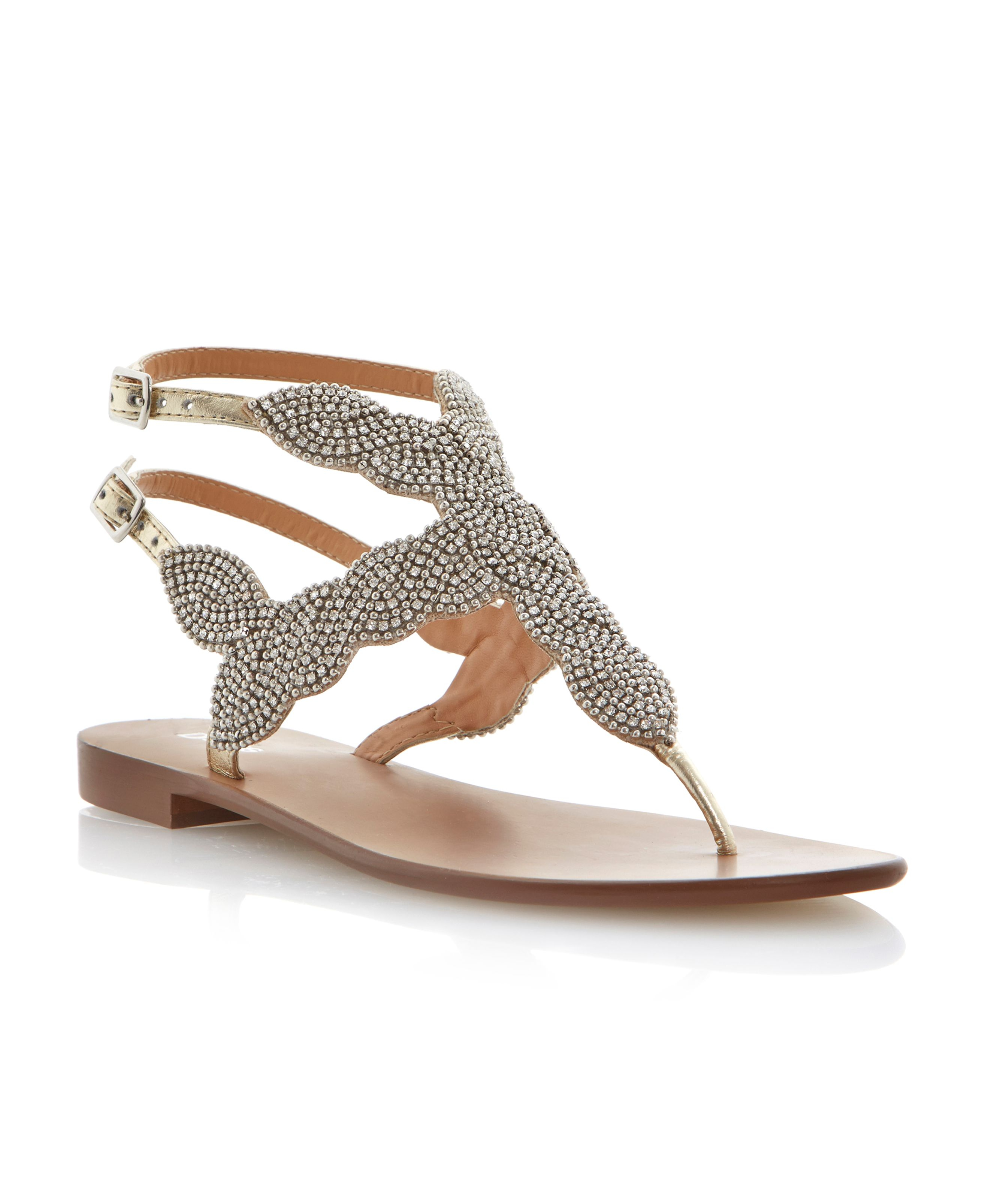 dune-gold-karper-leather-beaded-toe-post-sandals-flat-sandals-product ...