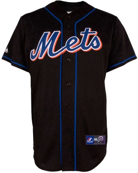 Majestic David Wright New York Mets Replica Jersey in Black for Men | Lyst
