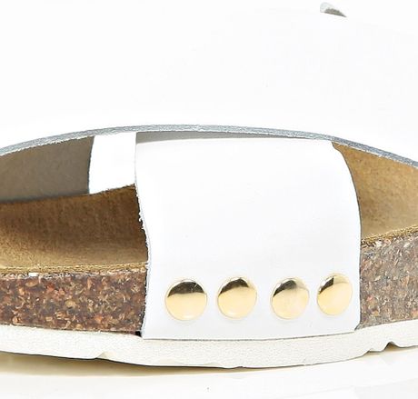 river island mules flat