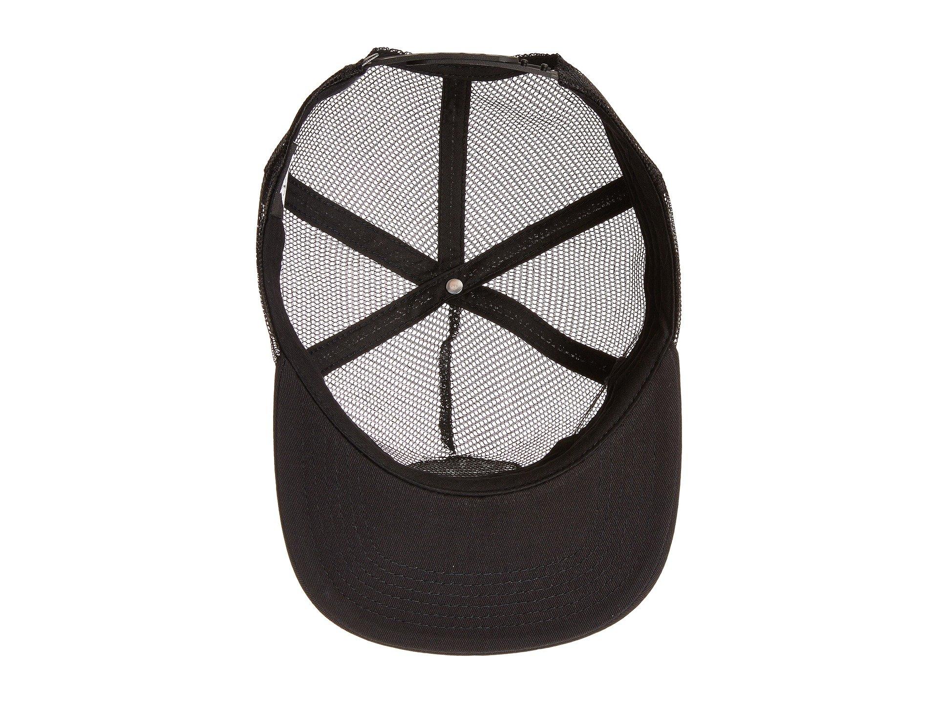 Lyst Poler Pop Top Full Mesh Trucker Hat In Black For Men