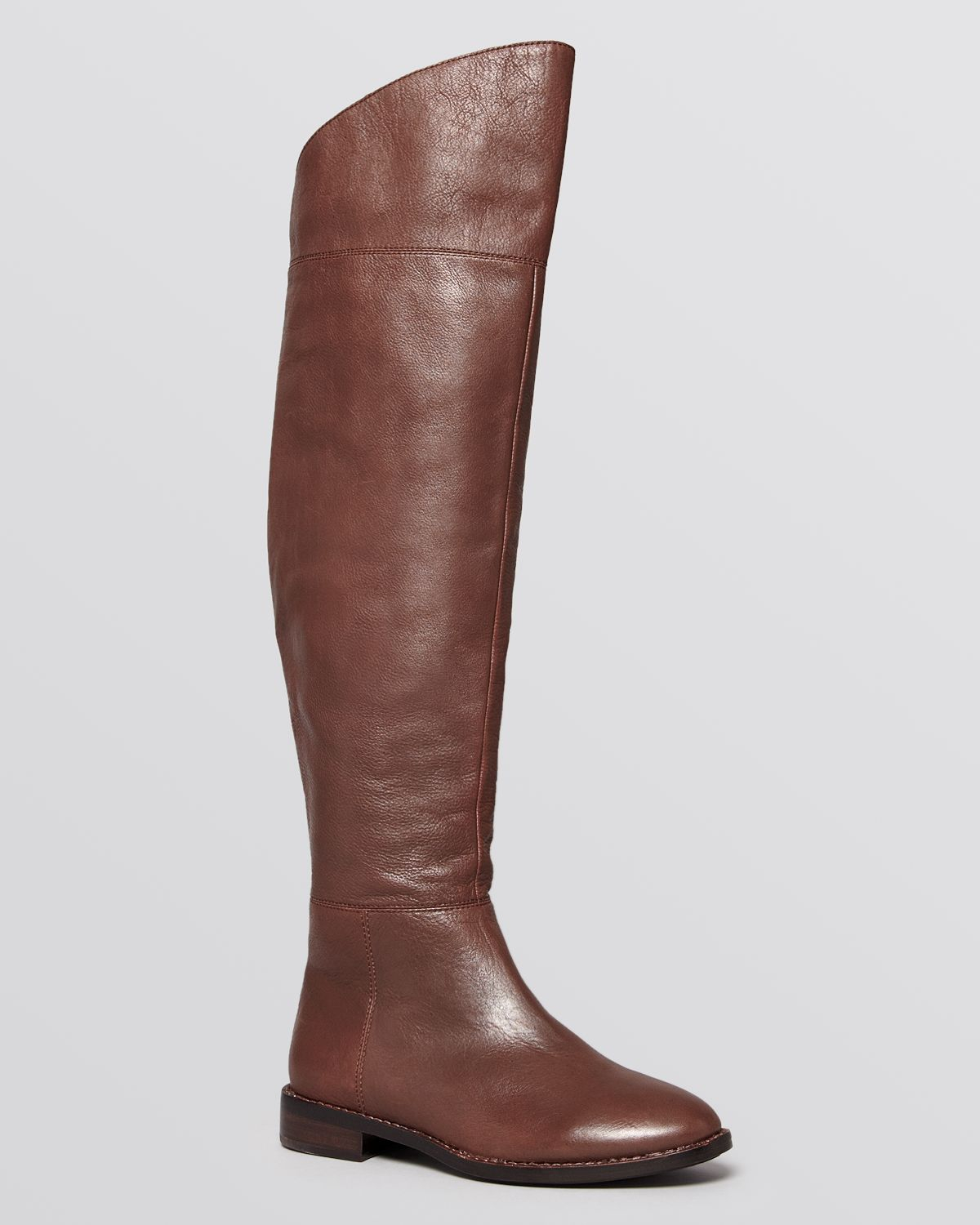 flat above the knee boots