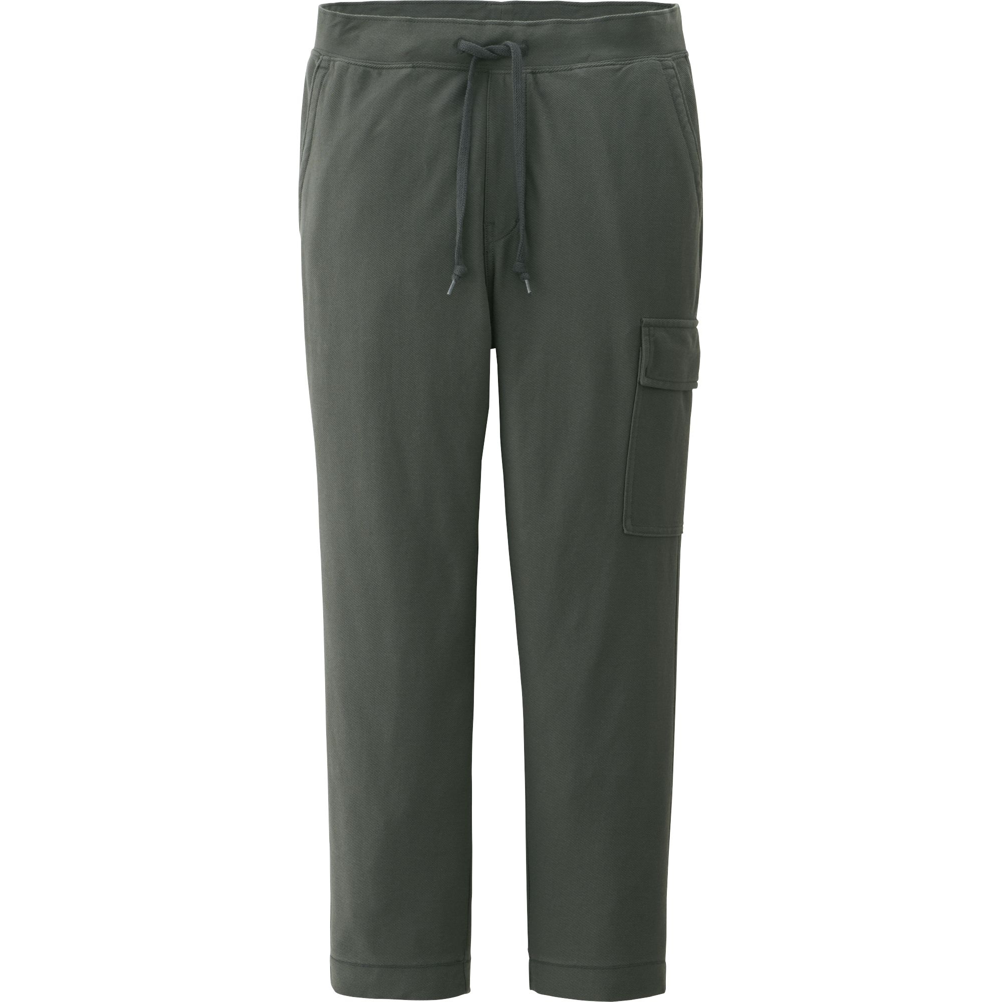 Uniqlo Men Sweat Easy Cargo Cropped Pants in Green for Men (DARK GREEN