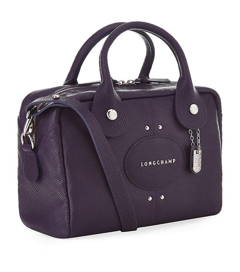 Longchamp Small Quadri Handbag in Purple (Bilberry) Longchamp Small Quadri Handbag in Purple (Bilberry)